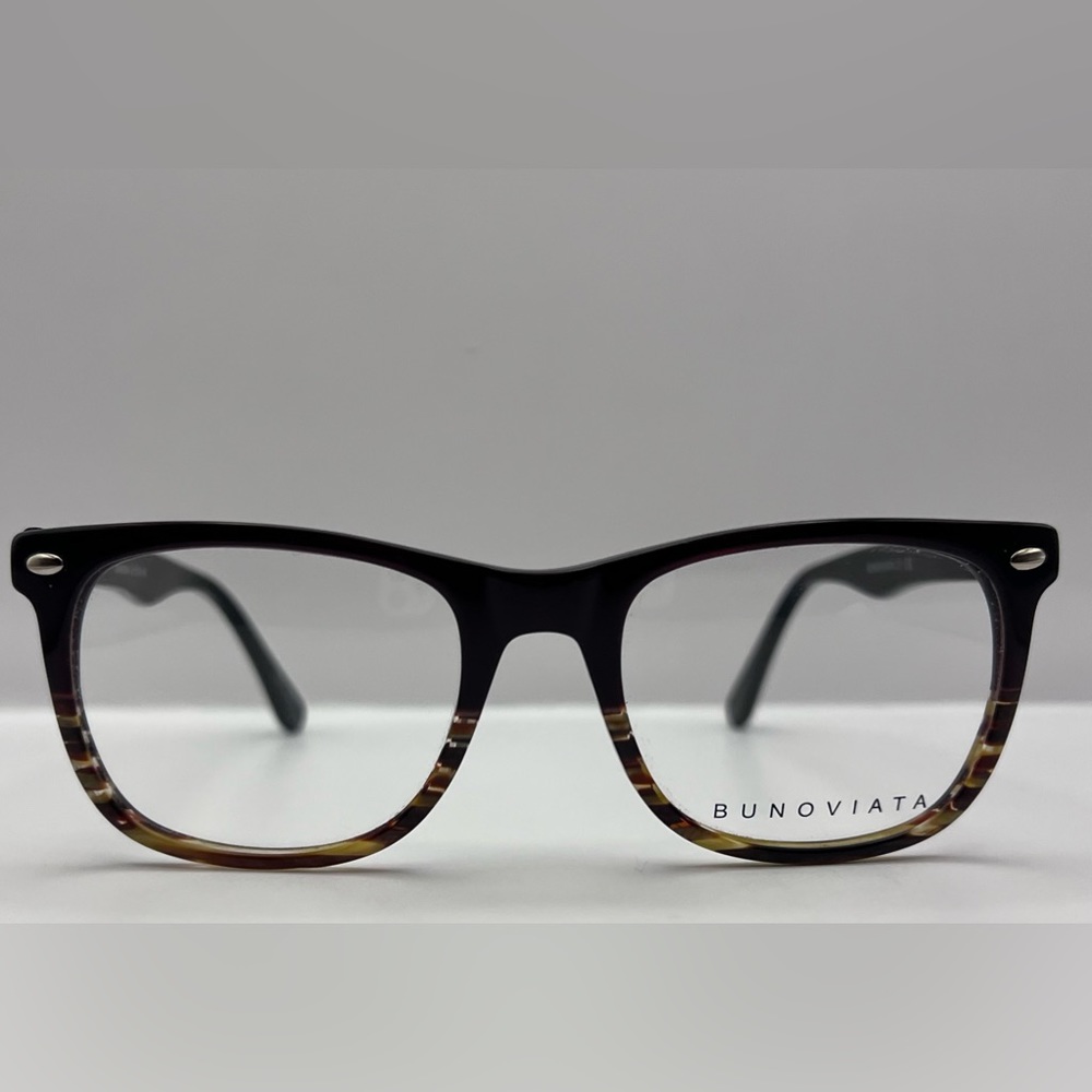 BUNOVIATA-SAMINA C.1 OPTICAL FRAME-Handmade Acetate-Spring Hinge-Italian …